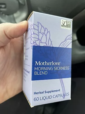 2 BOTTLES Motherlove Morning Sickness Relief Blend Herbal 60 Liq. Caps Exp 04/25 • $19.99
