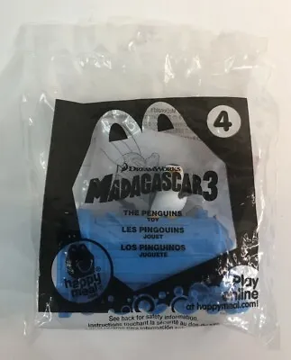 McDonald's Dreamworks Happy Meal 2012 Madagascar 3 The Penguins Toy #4 Sealed • $8.99