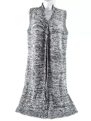 Mossimo Womens L Sleeveless Sweater Vest Long Duster Cardigan Top ULTRA SOFT New • $14.27