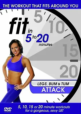 £8.99 • Buy Fit In 5 To 20 Minutes - Legs, Bum And Tum Attack (DVD) Mila Lazar (BBC)