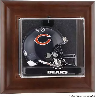 Chicago Bears Mini Helmet Display Case - Brown - Fanatics • $79.99