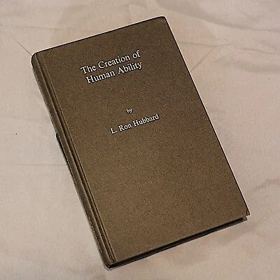 L Ron Hubbard Books The Creation Of Human Ability 1968 Forbidden Book • $14.61