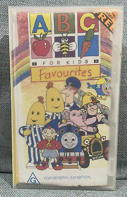 ABC For Kids Favourites VHS ABC Australia Video Tape Brum Fireman Sam Noddy • $15.90
