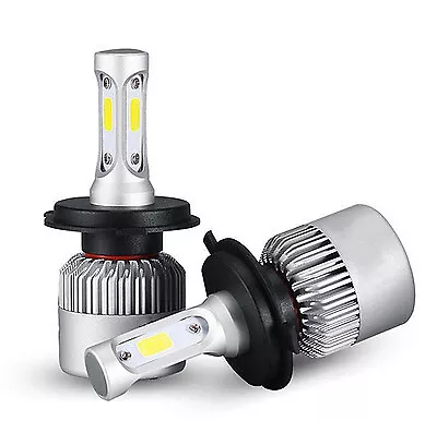 H4 HB2 9003 CREE COB LED Conversion Headlight KIT Hi/Low Beam 6000K White Bulbs • $12