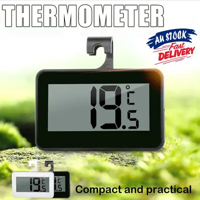 $12.08 • Buy LCD Digital Fridge Freezer Refrigerator Thermometer Temperature Magnetic Back