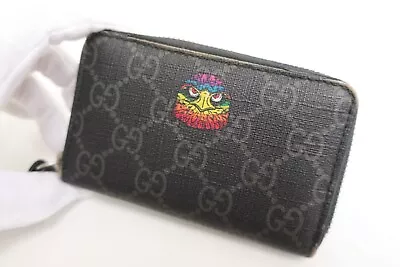 Authentic GUCCI GG PVC Leather Zippy Around Zip Wallet Compact #24861 • $139