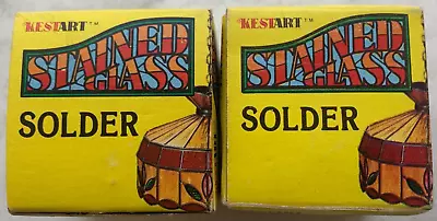 Lot Of 2 Boxes Vintage Kester Solder 1lb For Stained Glass 60/40 NOS Kestart • $50