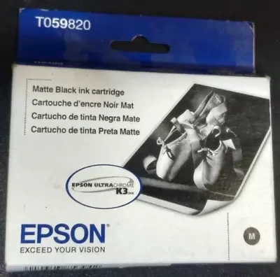 X3 Epson Photo Black Ink Cartridge T059120 For Stylus Photo R2400 EXP 01/2022 • $8