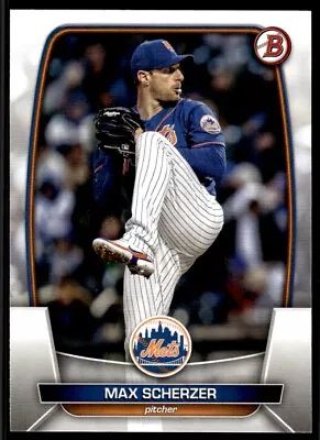 Max Scherzer 2023 Bowman C29 #53 New York Mets • $1.59