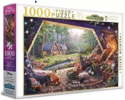 Thomas Kinkade Disney Snow White And The Seven Dwarfs Puzzle 1000 Piece - Harli • $60.53