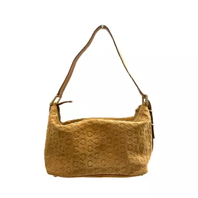 Celine C Macadam One Shoulder Vintage Bag Suede Leather Used • $225.33