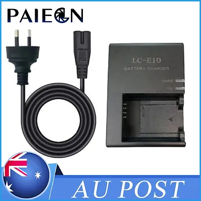 Paiegn Charger LC-E10C LC-E10E For Canon LPE10 X50 EOS 1100D 1200D 1300D Camera • $23.99