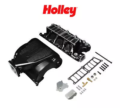 1986-1993 Mustang 5.0 Holley Systemax 300-72BK Engine Intake Manifold - Black • $1065.95