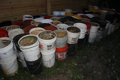 1  5 Gallon Bucket Full Of Mazon Creek Fossil Unopened Concretions 1  Bucket • $500