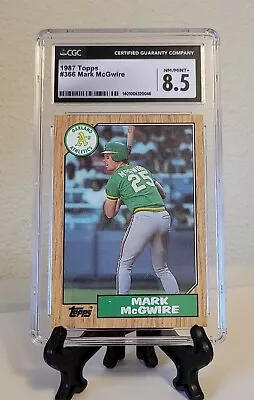 1987 Topps Mark McGwire CGC 8.5 • $4.50