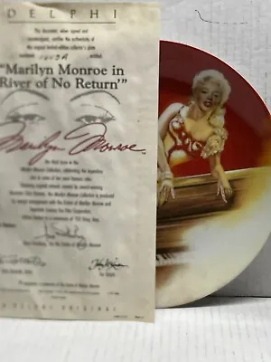 1991 Marilyn Monroe  River Of No Return  Collector Plate (New Old Stock) • $17.99