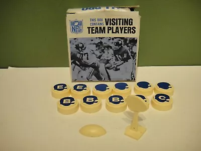 1967 Ideal All Pro Football Game Replacement Parts - Blue Visiting Team Players • $6.39