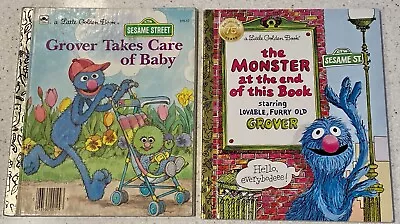 Lot Of 2 A Little Golden Book The Monster At The End Of This Book - Grover Takes • $8