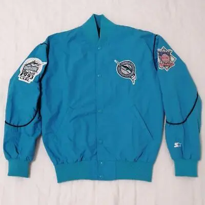 Vintage Starter MLB Florida Marlins Hurricane Jacket S-Size • $247.99