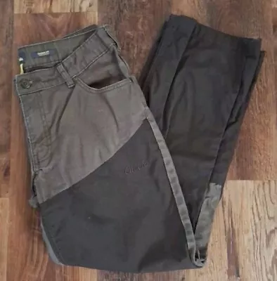 Cabela's Classic Fit Brown Double Knee Brush Guard Pants Mens Size 32x30 • $38.44