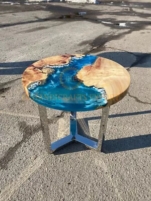 Round Custom Order Table Top Coffee Console Table Top Antique Epoxy Table AGRA • $186.07