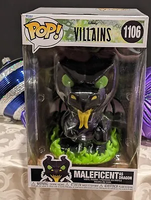 Funko POP! Disney Villains #1106 MALEFICENT AS THE DRAGON Vinyl Figure NIB FP45 • $31.98