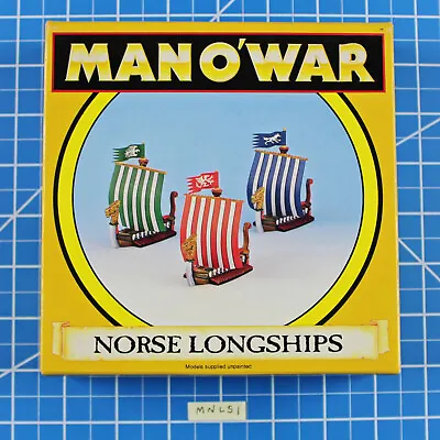 Man O War Norse Longships - Rare OOP - Games Workshop Manowar Citadel Long Ships • $64.95