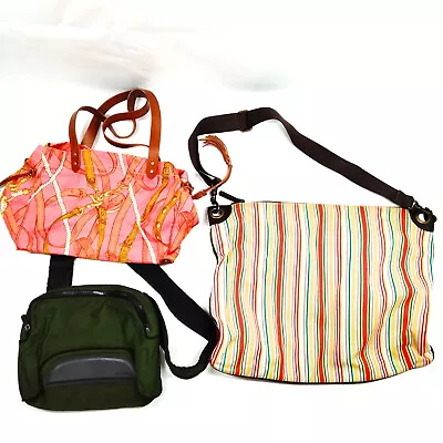 Miu Miu Shoulder Bag 3 Pieces Set   Canvas Fabric Pinks Canvas 3351221 • $0.99