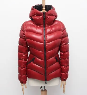 Women's MONCLER Anthia Quilted Down Puffer Jacket Hooded Size 2 ~S/M RARE • $495