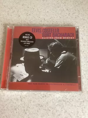 ELVIS COSTELLO & BURT BACHARACH | Painted From Memory (2 CD 1999) • $10.50