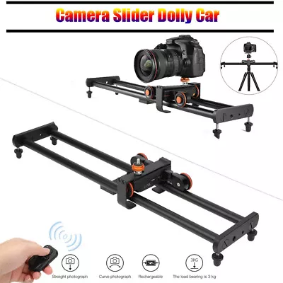  Camera Video Track Dolly Motorized Electric Slider Dolly For Smart Phone • $132.68