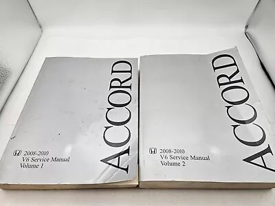 2008 2009 2010 Honda Accord V6 Repair Service Shop Manual - Set Of 2 • $109.99