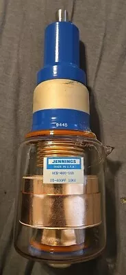 ITT/Jennings Variable Glass Vacuum Capacitor UCS-400-10S 10-400pF 10kV  • $99