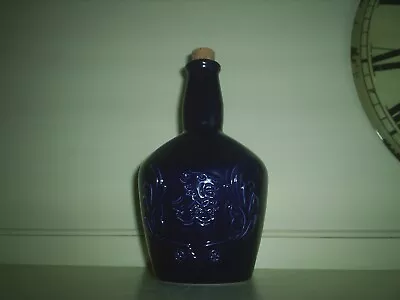 Royal Salute Whiskey Decanter Flagon. Large Wade Vintage Blue Whisky Flask • £15