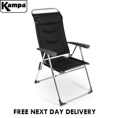 Dometic Lusso Milano Aluminium Reclining Chair Camping Garden Caravan Foot Rest • £42.75