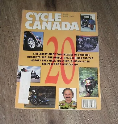 Cycle Canada Magazine April 1991 Motorcycles Miguel Duhamel • $10.93