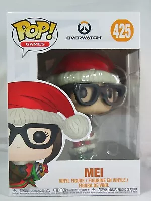 $30 • Buy Games Funko Pop - Mei (Christmas) - Overwatch - No. 425 - Free Protector