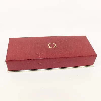 £39.99 • Buy Genuine Omega Watch Box Vintage Red Seamaster Speedmaster Deville Constellation