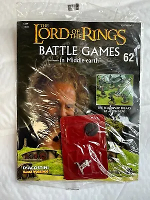 Deagostini Lord Of The Rings Battle Games Issue 62 - Metal Bilbo Figure Model • £13.99