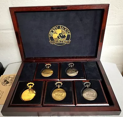 Limited Edition (5000)  MICKEY MOUSE CLUB COLLECTION  Pocket Watch Set.  • $349