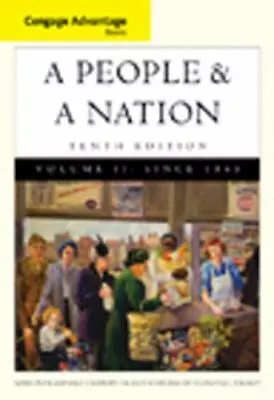 Cengage Advantage Books: A People And A Nation: A History Of The United States  • $10.75