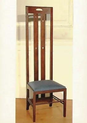 £4.26 • Buy Postcard Charles Rennie Mackintosh High-backed Chair Ingram St Tea Rm Modernist