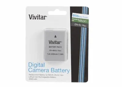 Vivitar EN-EL14 Rechargable Li-ion Battery For P7000 P7100 D3100 D5100 • $14.50