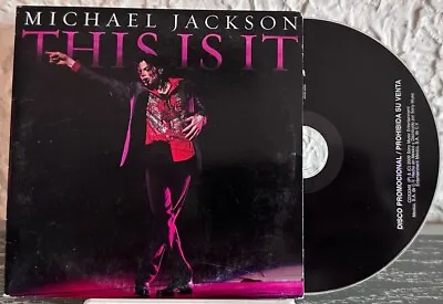 Michael Jackson - This Is It Mexico Promo CD Single 2 Tracks RARE • $75