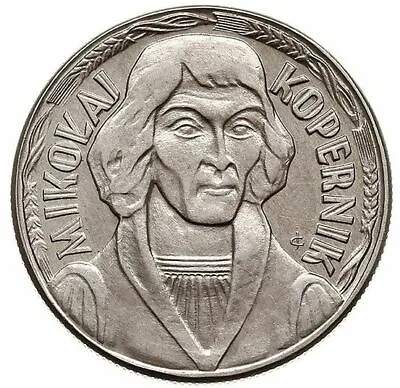 Polish Coin 10 Złotych | Mikołaj Kopernik | Eagle | Poland | 1967 - 1969 • $4.79