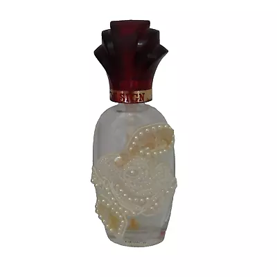 Vintage DESIGN Perfume Bottle With Faux Pearls & Sequin Applique 4.5  H X 2  W • $5.99