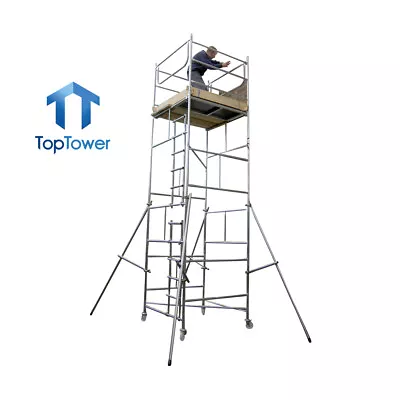 DIY Scaffold Tower 5.5m 4x4 X 18ft Full Kit C/w Safety Options & 2 Stabilisers • £979