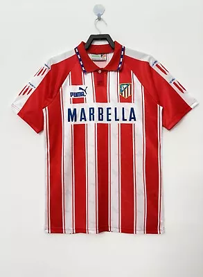 Atletico De Madrid 1994/95 Futbol Jersey Vintage Soccer Jersey RARE • $55