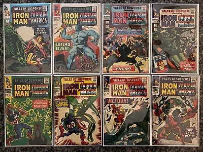 Marvel Comics Lot Silver Age Iron Man Captain America Tales Of Suspense Keys TOS • $72.09