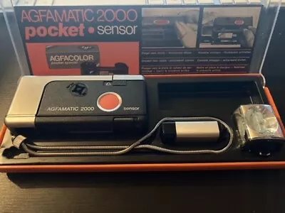1973  Agfamatic Pocket 2000 Sensor Colour Vintage 110 Film Camera With Flashbulb • £22.22